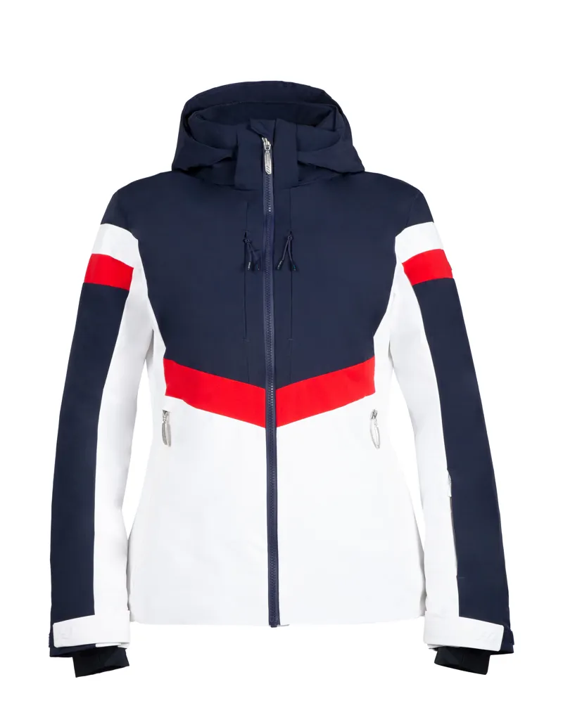 Henri Duvillard Alice Womens Ski Jacket - Navy/White