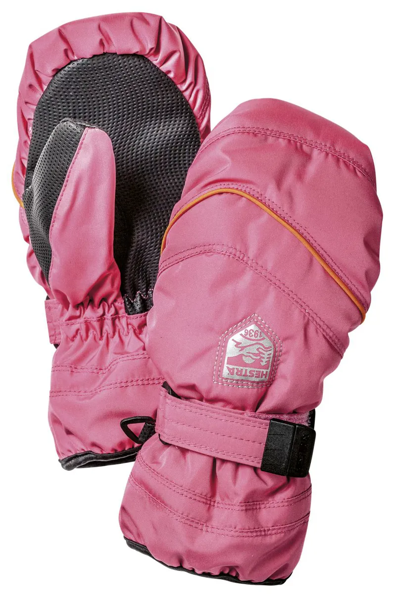 Hestra Primaloft Junior Ski Mittens In Pink