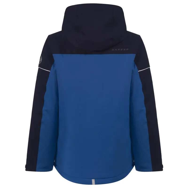 Dare2b Mentored Kids Ski Jacket In Oxford Blue-1