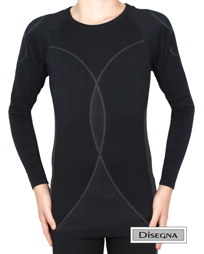 Disegna Junior Seamless Thermal Vest and Thermal Long Johns Set