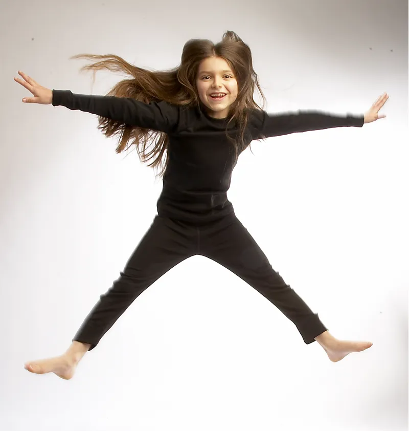 Steiner Soft-Tech Kids Thermal Vest Base Layer in Black-1