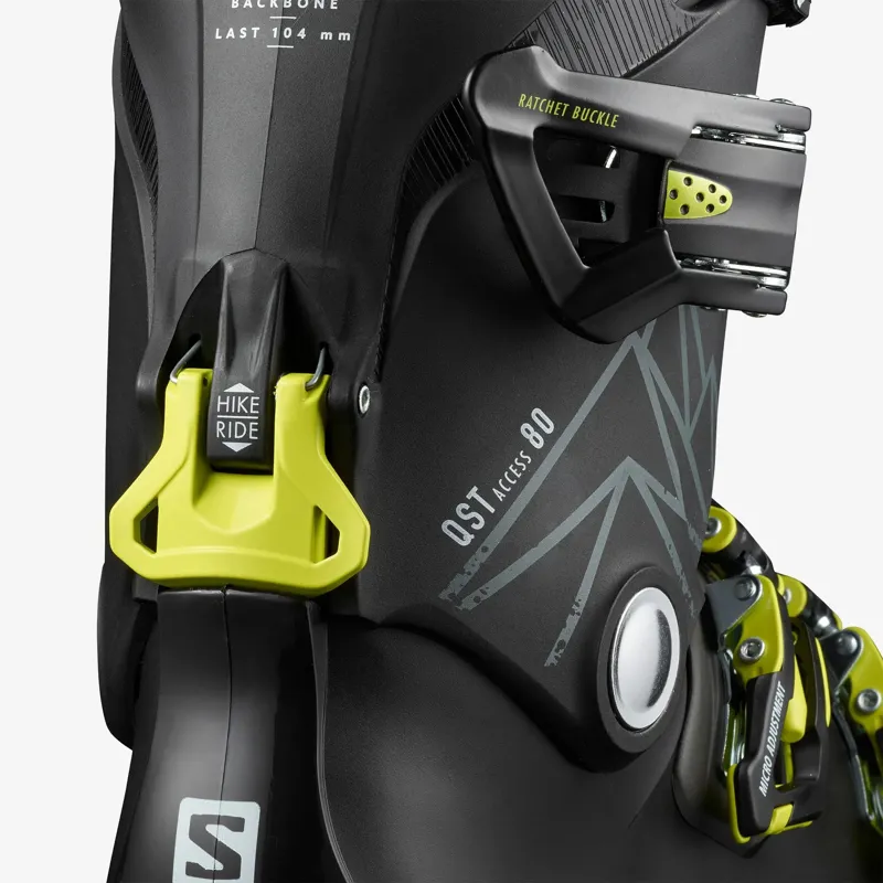 Salomon QST Access 80 Mens Ski Boots in Black