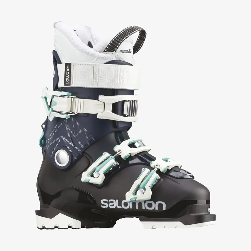 Salomon QST Access 70 Womens Ski Boots in Petrol Blue