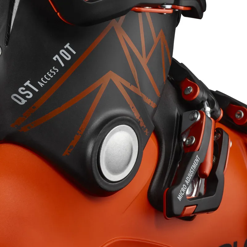 Salomon QST Access 70T Junior Ski Boots in Black/Orange-2