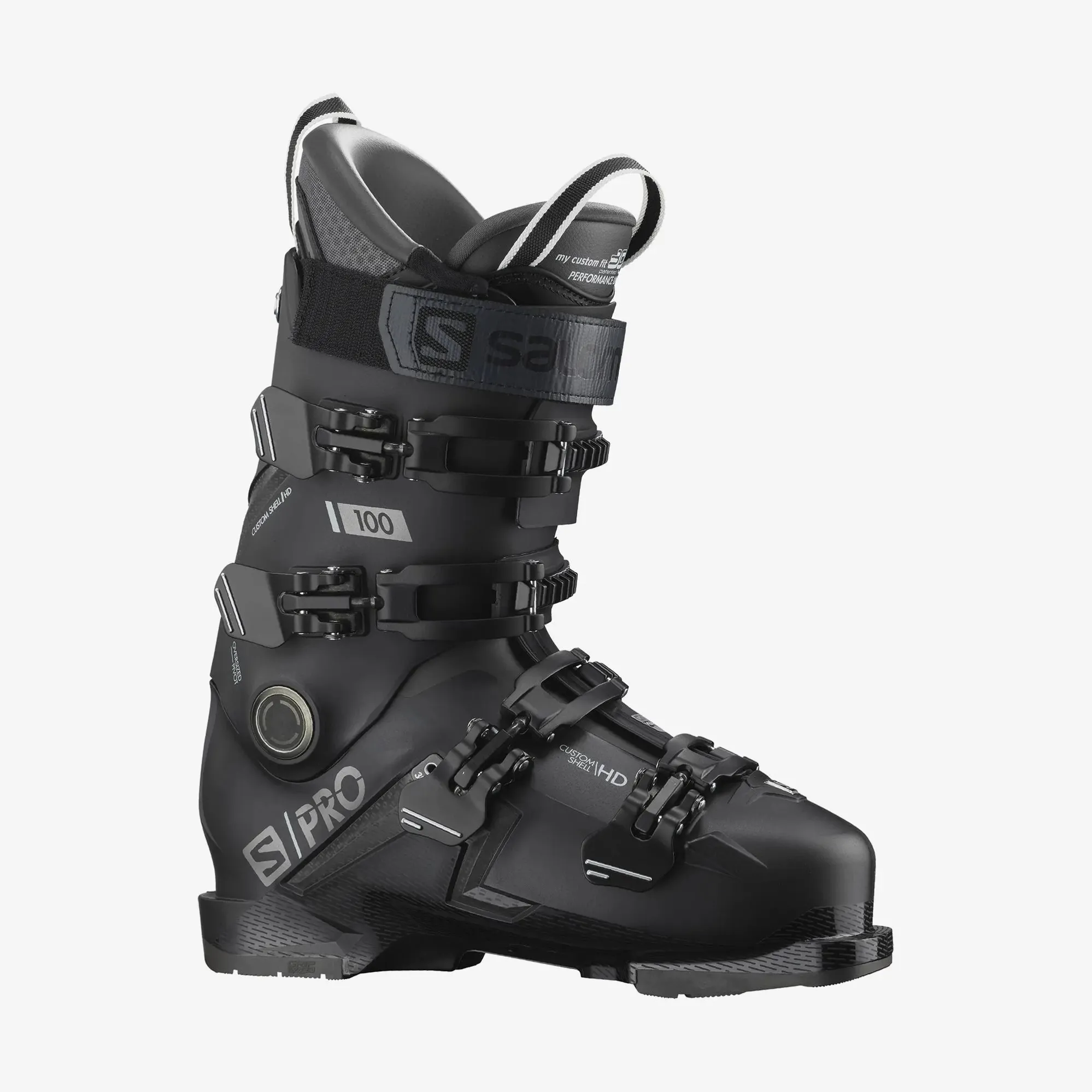 Salomon S Pro 100 Grip Walk Mens Ski Boots in Black