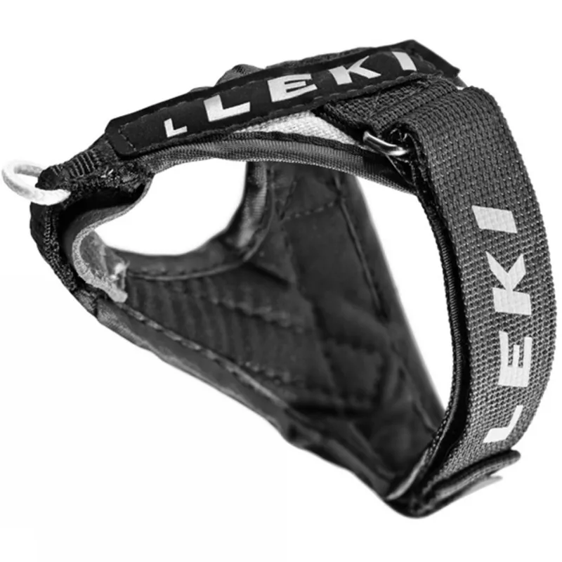 Leki Hot Shot S Brandy Fillable Ski Poles in Black/Red-2