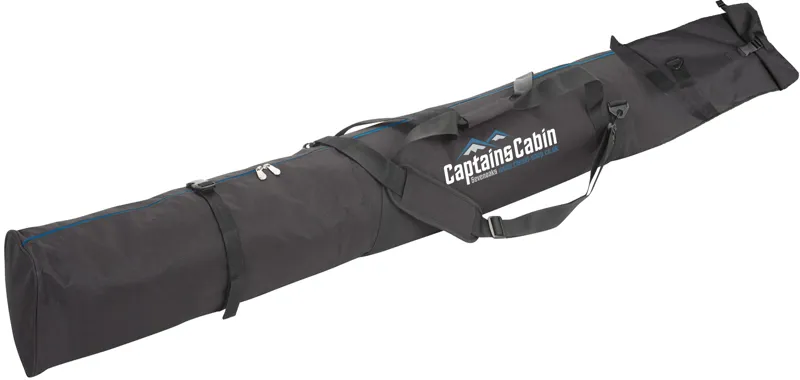 The Ski Shop Extendable Single Ski Bag in Black