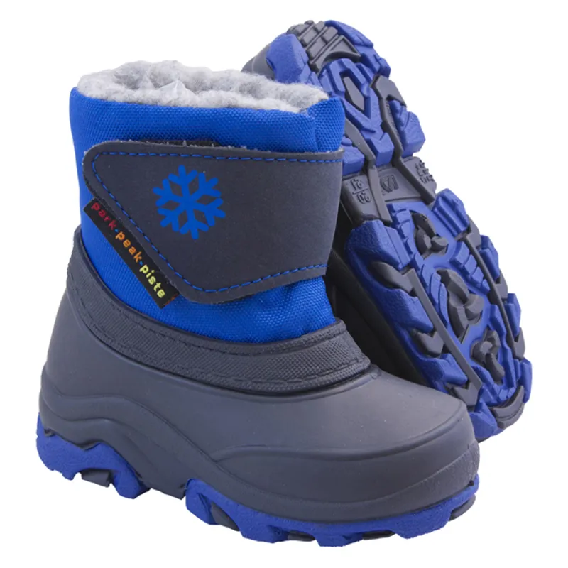 Manbi Boing Kids Snow Boots in Blue-1