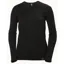 Helly Hansen Merino Mid LS Crew Womens Baselayer Top In Black