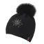 Manbi Cashmere Star Hat in Black