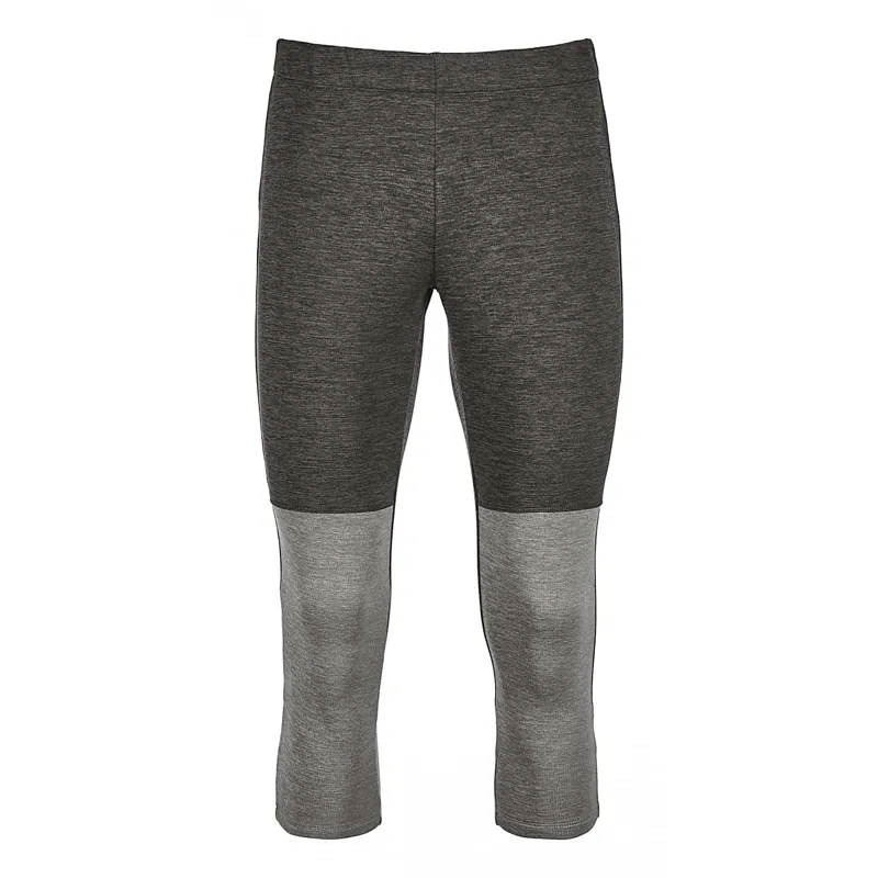Ortovox Fleece Light Mens Short Thermal Pants Grey in Size Large