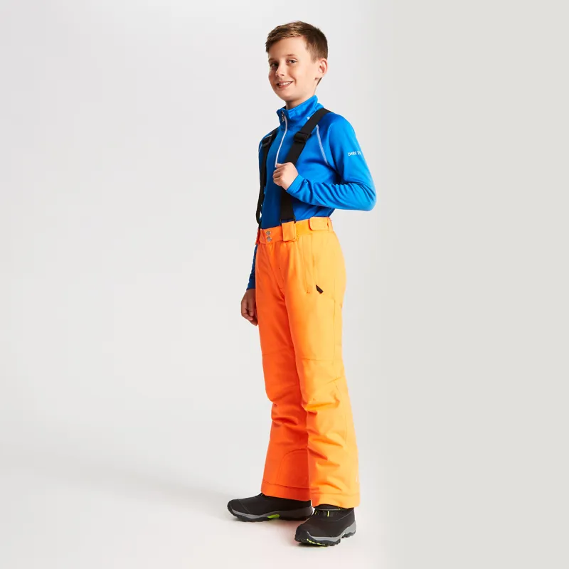 Dare2b Outmove Kids Ski Pants in Vibrant Orange-5