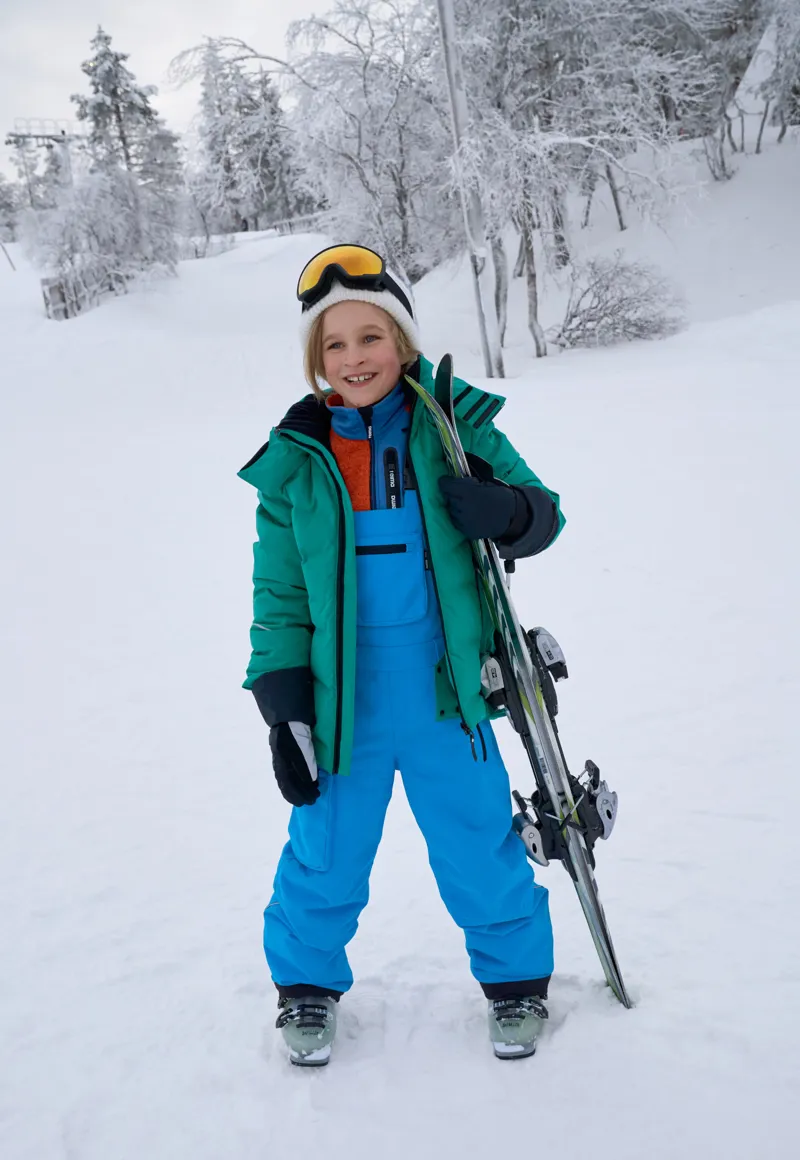 Reima Rheti Kids High Waist Ski Pants - Blue-4