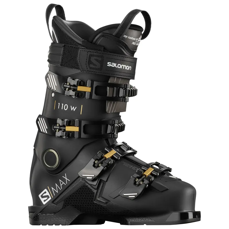 Salomon S Max 110 Womens Ski Boots in Black