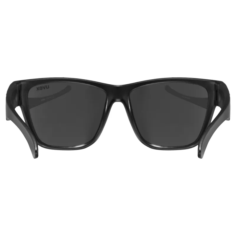 Uvex Sport Style 508 Junior Sunglasses - Black with Mirror Silver Len-3