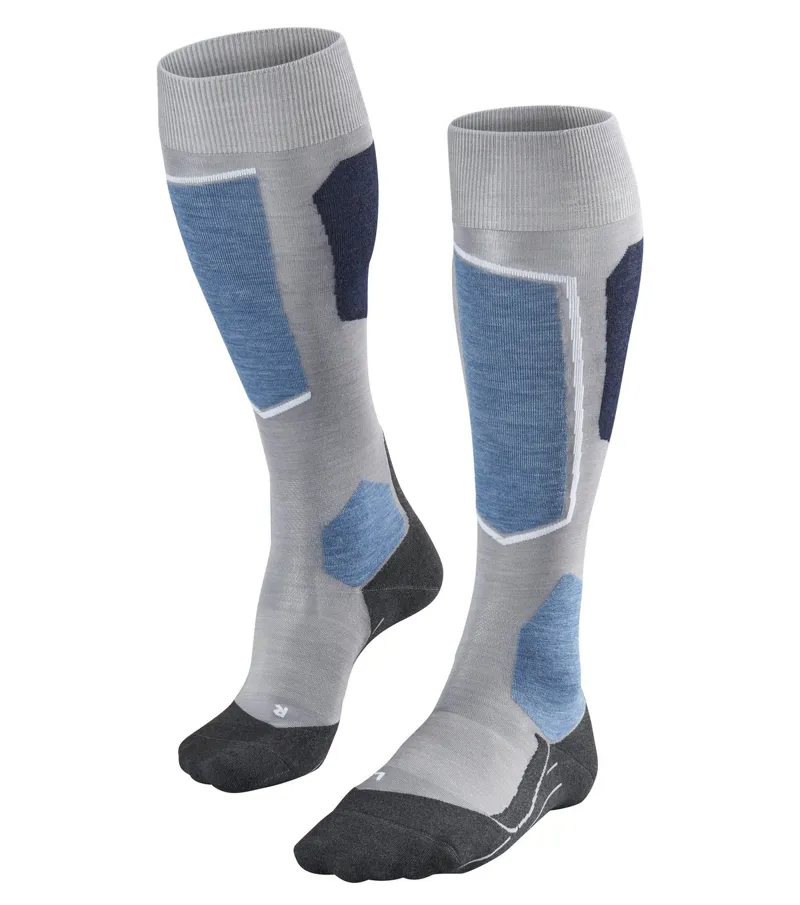 Falke SK6 Ultra Fine Technical Ski Socks in Grey