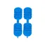 Sidas Ski Boot Traction for Walking and Ski Boot Protection - Blue