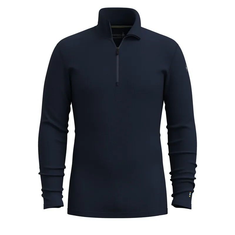 Smartwool Men's Classic Thermal Merino Base Layer 1/4 Zip - Deep Navy