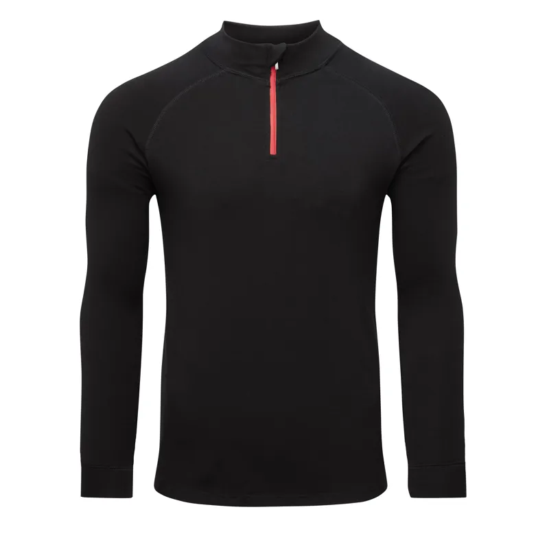 Steiner Softec Mens Half Zip Mid Layer - Black