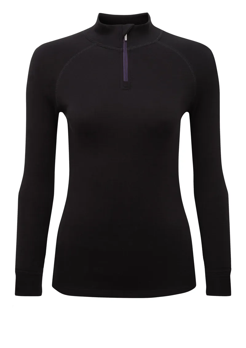 Steiner Softec Womens Half Zip Midlayer - Black