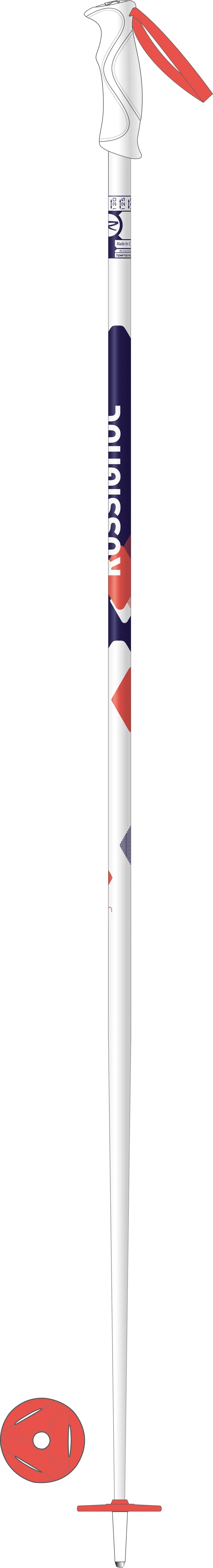 Rossignol Temptation Light Womens Ski Poles in White