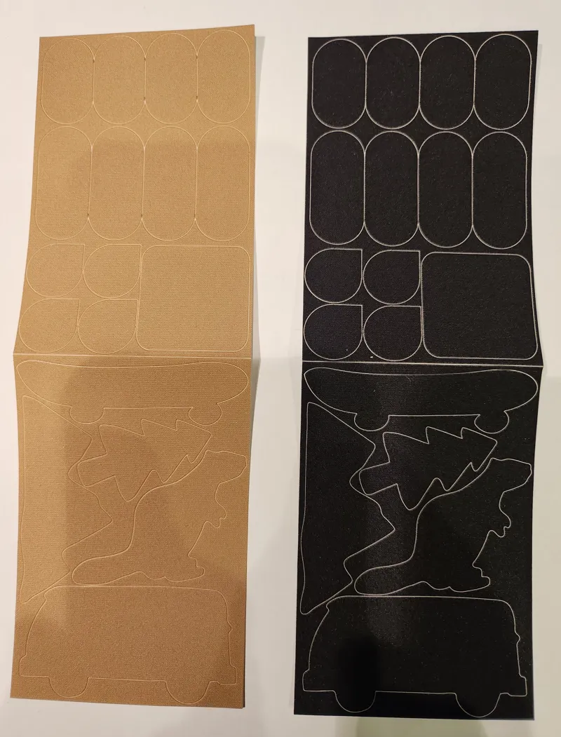 Picture Heavy Tech Iron on Repair Patches