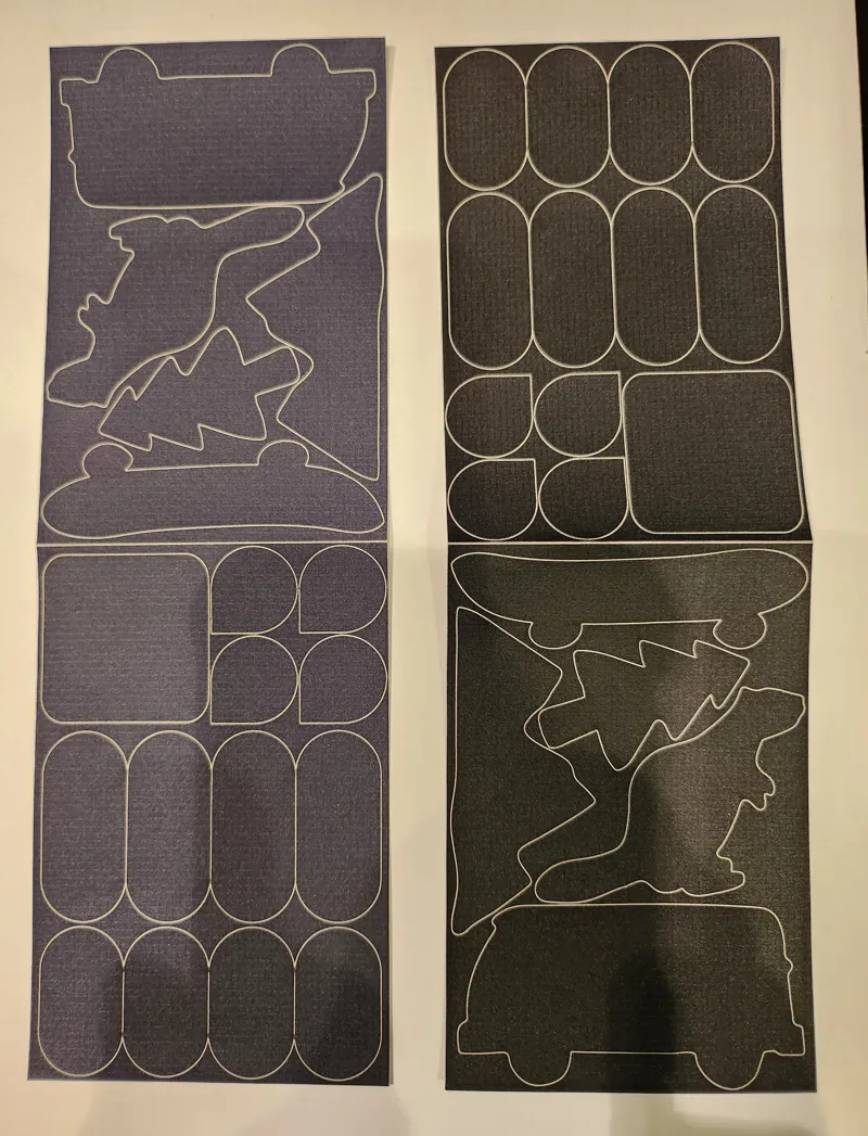 Picture Light Tech Iron on Repair Patches