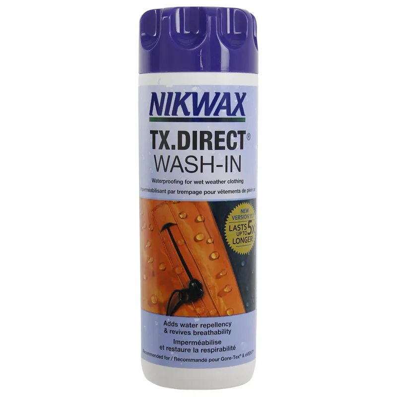 Nikwax TX.Direct Wash-in Waterproofing For Clothing 300ml